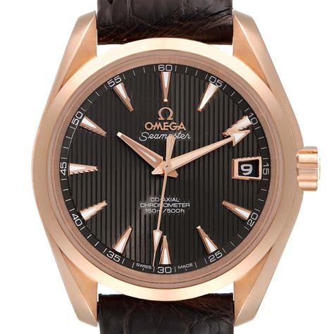 omega seamaster aqua terra rose gold|Omega Seamaster aqua terra quartz.